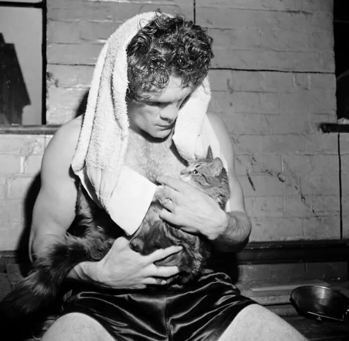 British Boxer Freddie Mills. London, United Kingdom, 1948