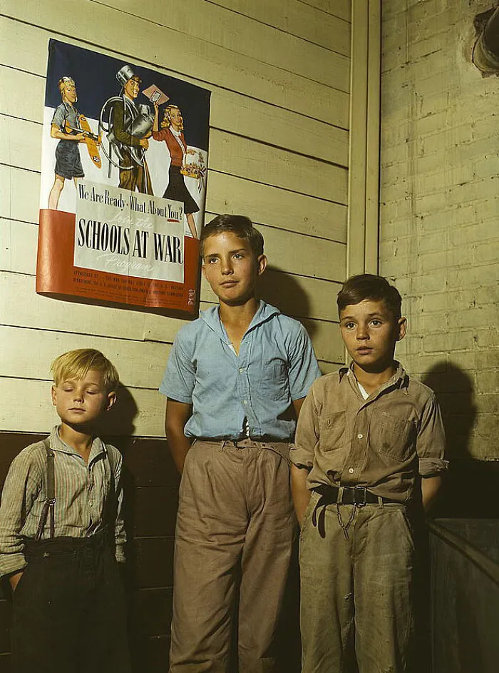 Rural School Children, San Augustine County, Texas, 1943 April