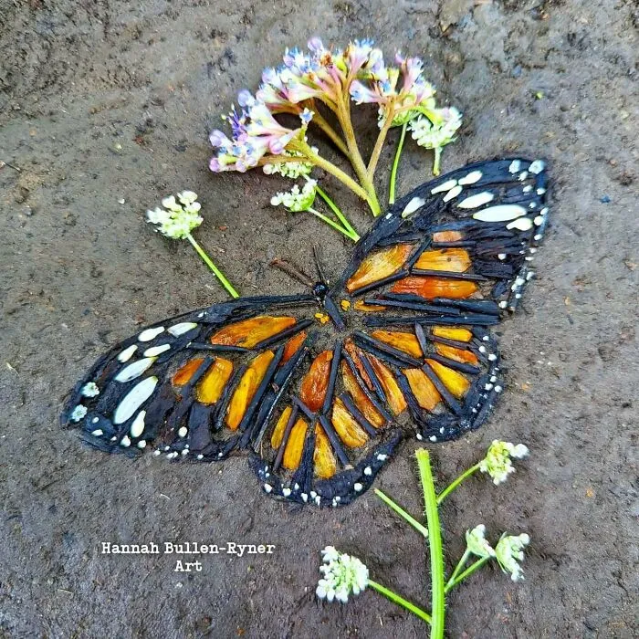 This Artist Works In Nature And Uses Only The Materials Available To Create Beautiful Artwork (43 Pics)