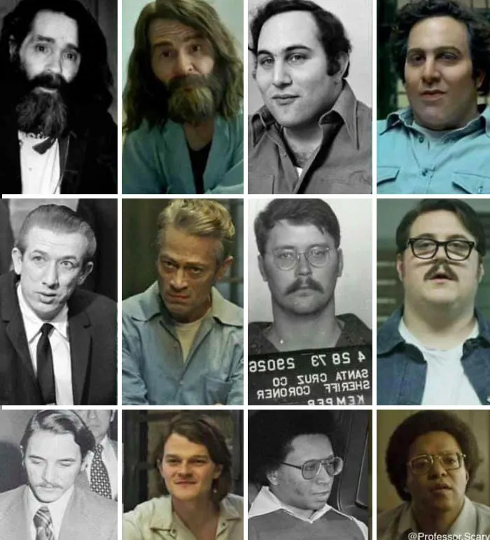 Mindhunter (Netflix) -- Actual Serial K**lers vs. Actors Who Played Them