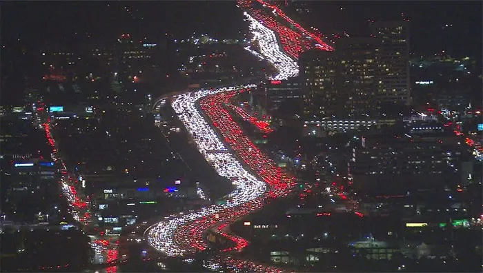 Literally, Just Thanksgiving Traffic In La
