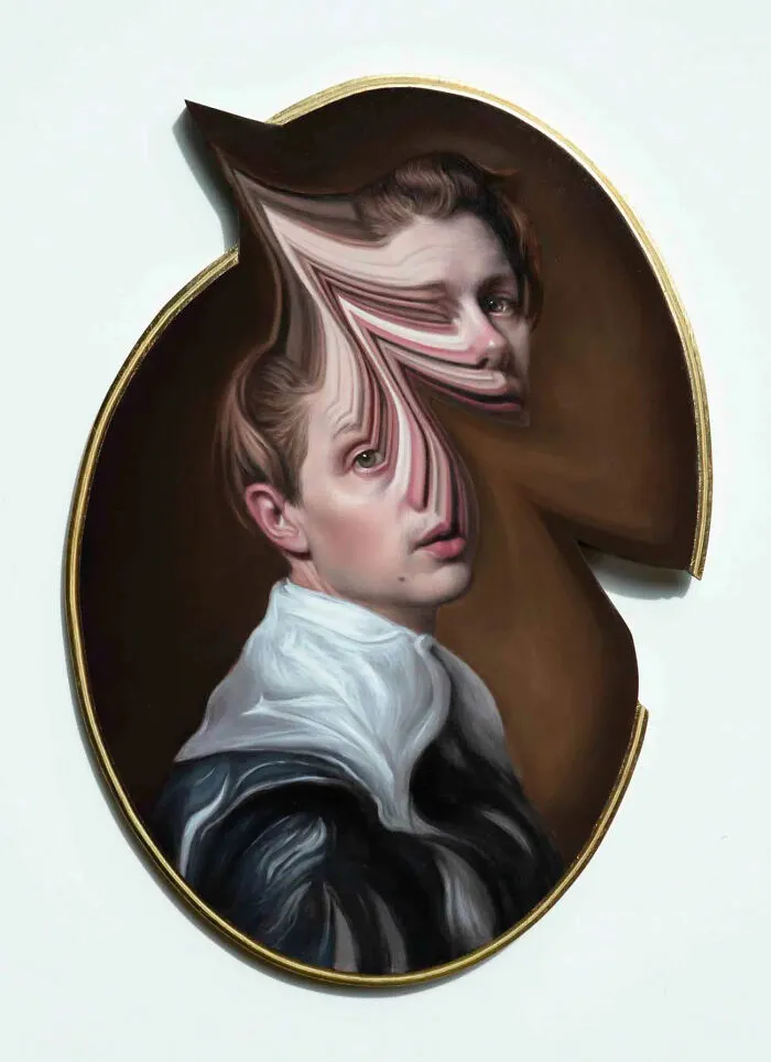 Artist Adds A Modern Twist To Classical Style Paintings By Distorting Them (30 Pics)
