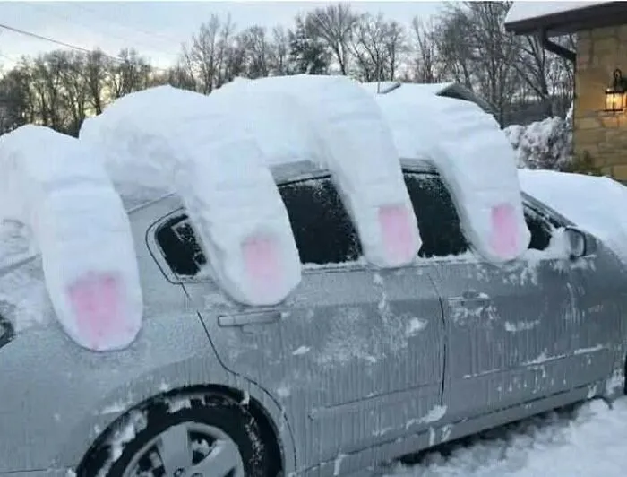 Snow Got A Hold On Me, Can't Get To Work