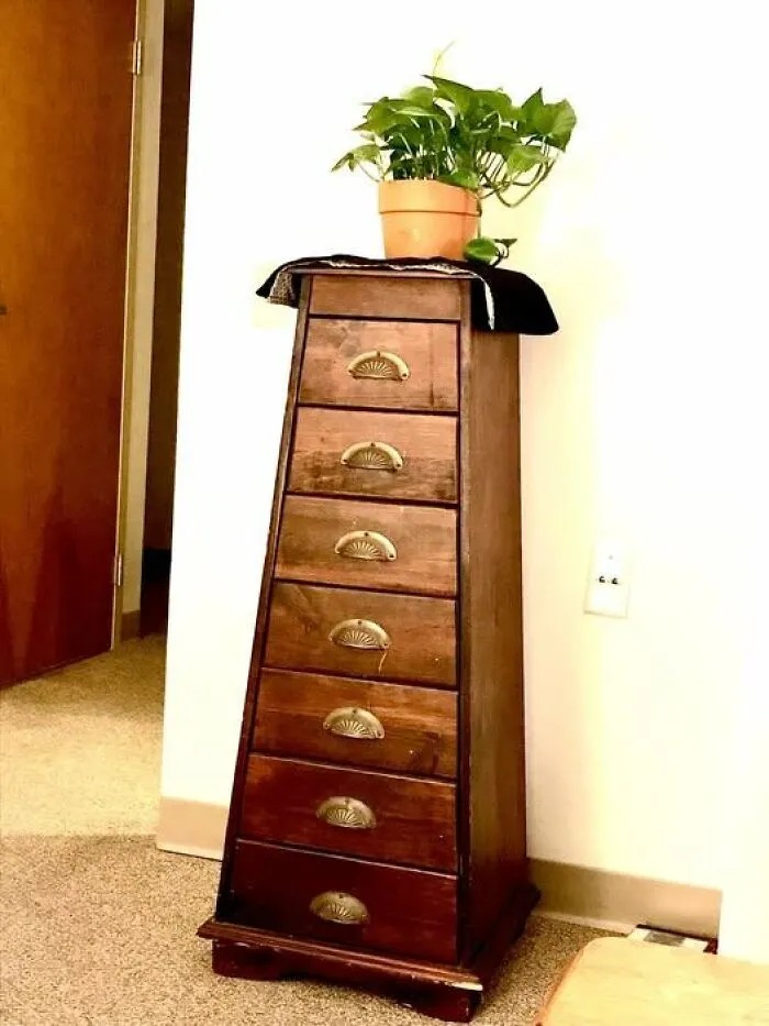 Not Really Weird, But Wonderful. I Scored This Lovely Cabinet At A Thrift Store For $5.00, Because It Was The End Of The Day And The Clerk Wanted To Close