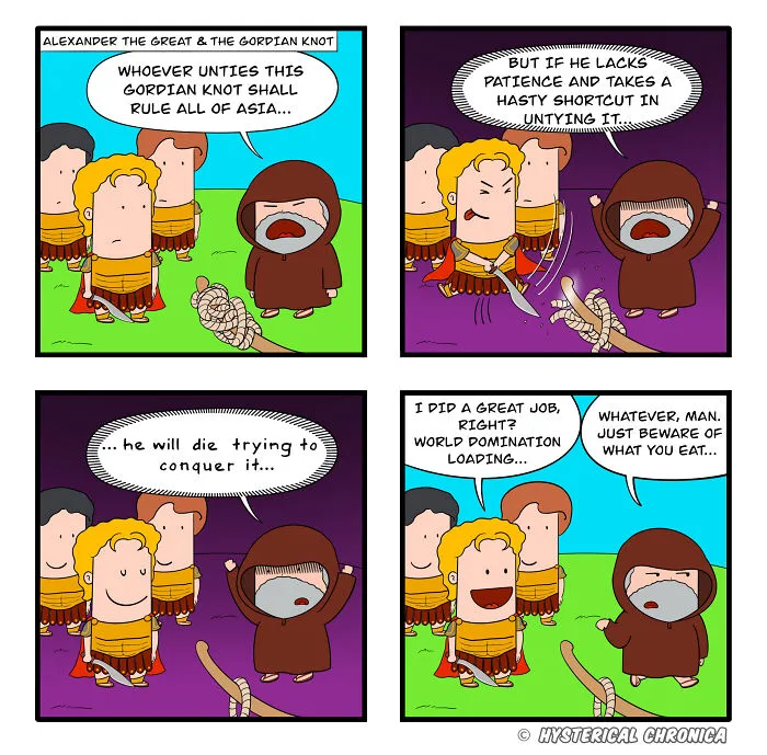 Alexander The Great And Gordian Knot