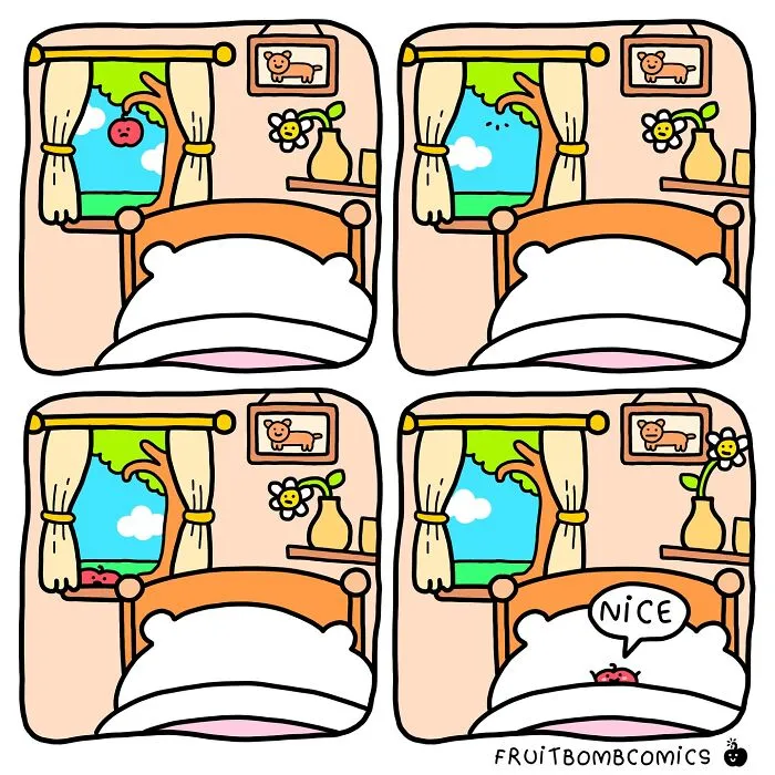 This Artist Creates Fun-Filled Fruit Comics That Prove Humor Is The Best Source Of Vitamins (30 New Pics)