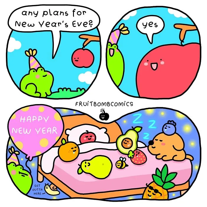 This Artist Creates Fun-Filled Fruit Comics That Prove Humor Is The Best Source Of Vitamins (30 New Pics)