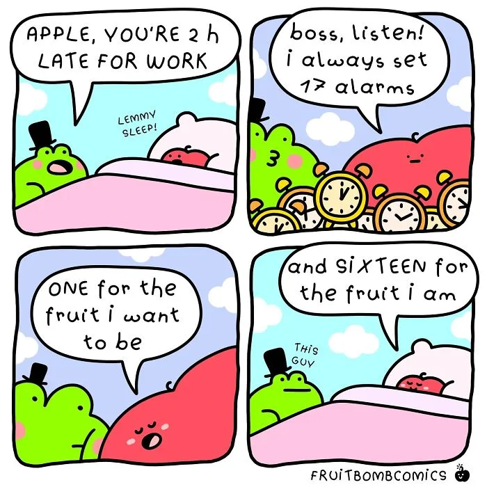 This Artist Creates Fun-Filled Fruit Comics That Prove Humor Is The Best Source Of Vitamins (30 New Pics)