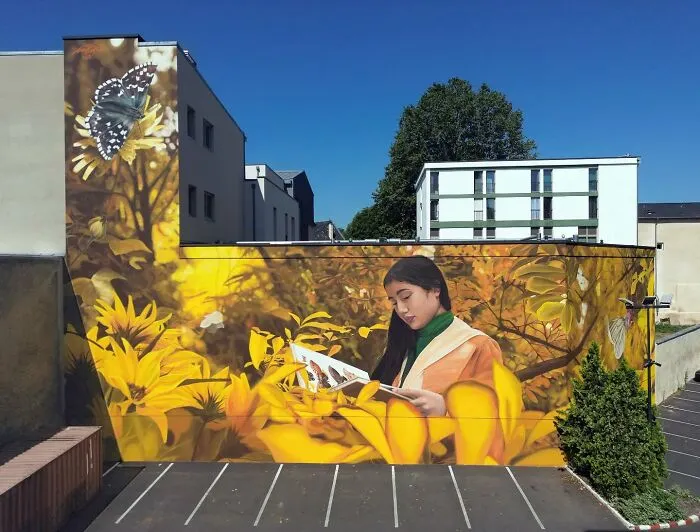 Specimen Boxes: 33 Giant Butterfly Murals Painted By This French Artist Across The World (New Pics)