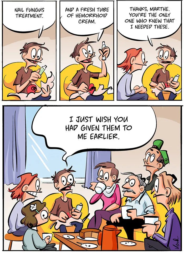 29 Humorous Comics Featuring The Chaotic Adventures Of Two Besties, By Kenneth Larsen