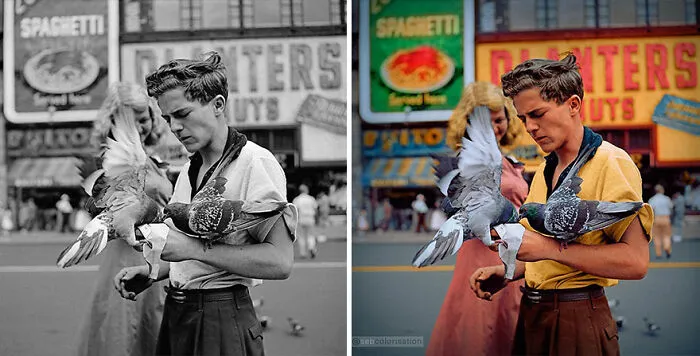 Street In New York, 1954