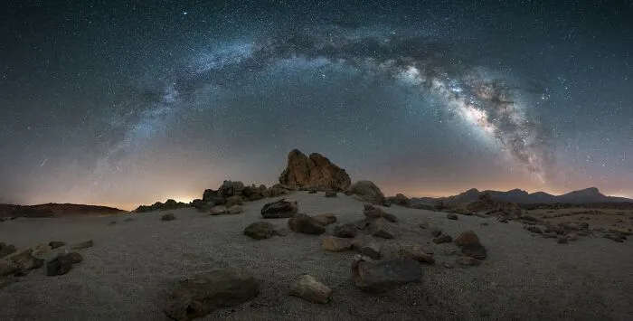 Amateur/Student 1st Place In Nature: "Milky Way On Teide" By Paolo Gabriele Maiero