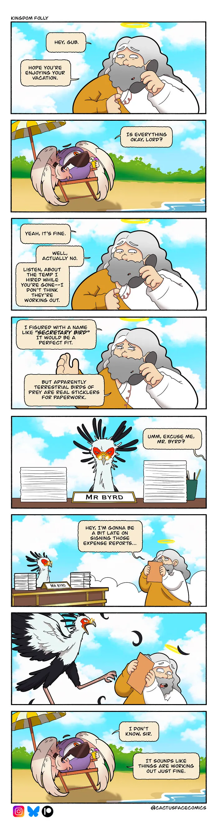 This Comic Series Uses Humor To Answer: What If God Had Human Struggles? (20 Pics)