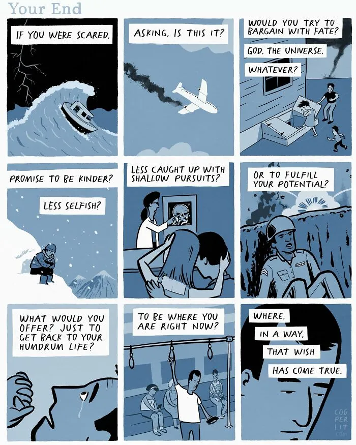 17 Comics Filled With Twists And Turns, From Silly To Serious, By “Cooper Lit Comics” (New Pics)