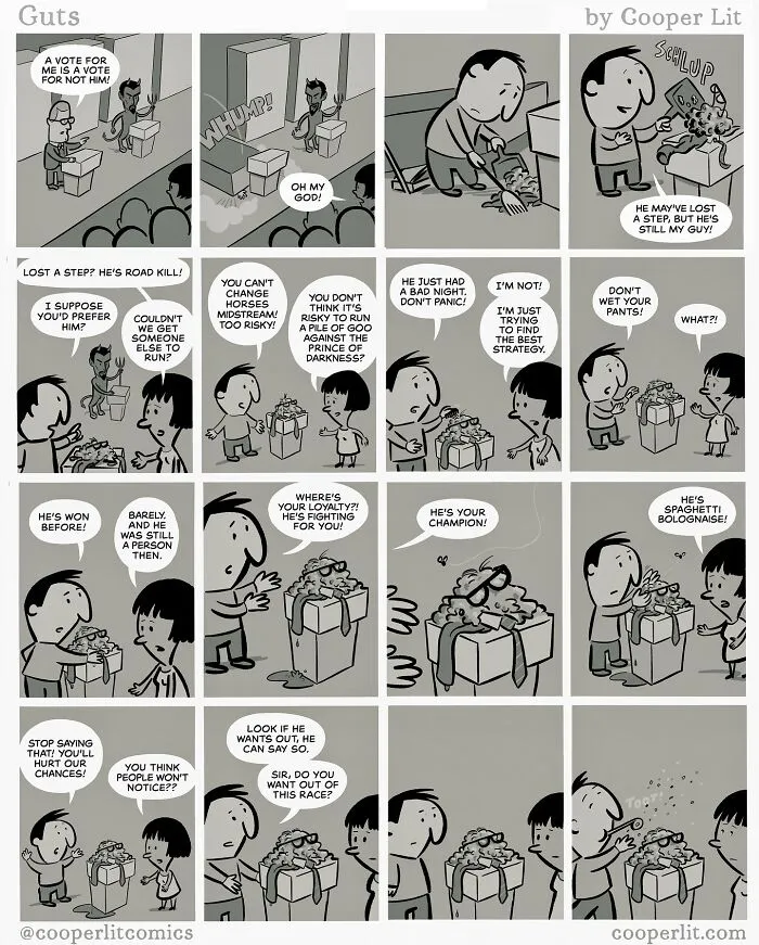 17 Comics Filled With Twists And Turns, From Silly To Serious, By “Cooper Lit Comics” (New Pics)