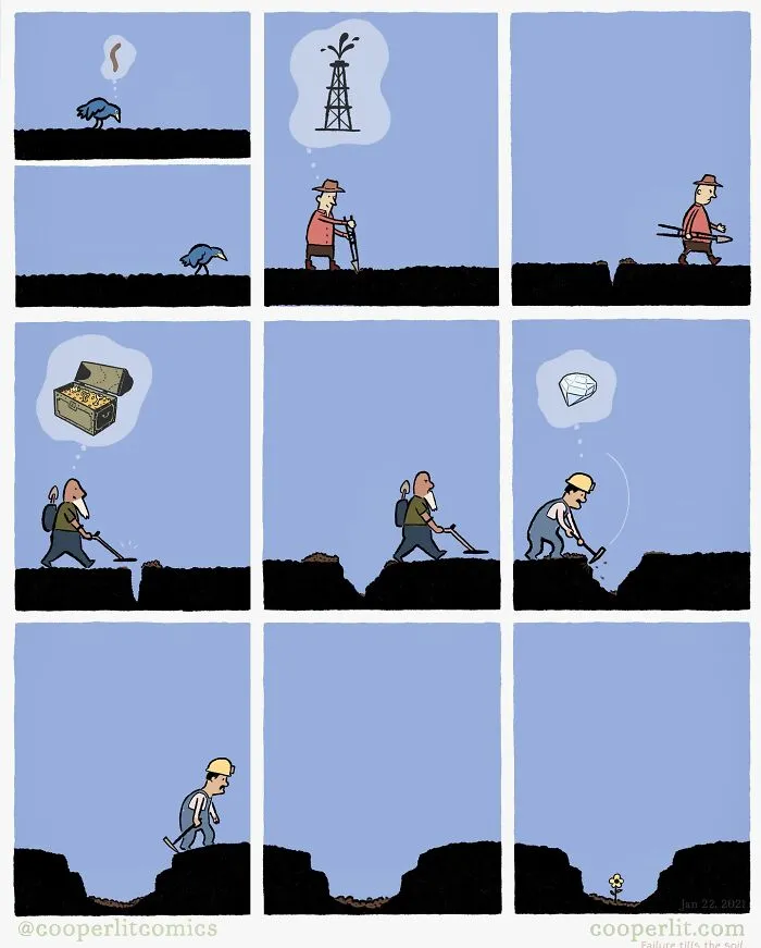 17 Comics Filled With Twists And Turns, From Silly To Serious, By “Cooper Lit Comics” (New Pics)