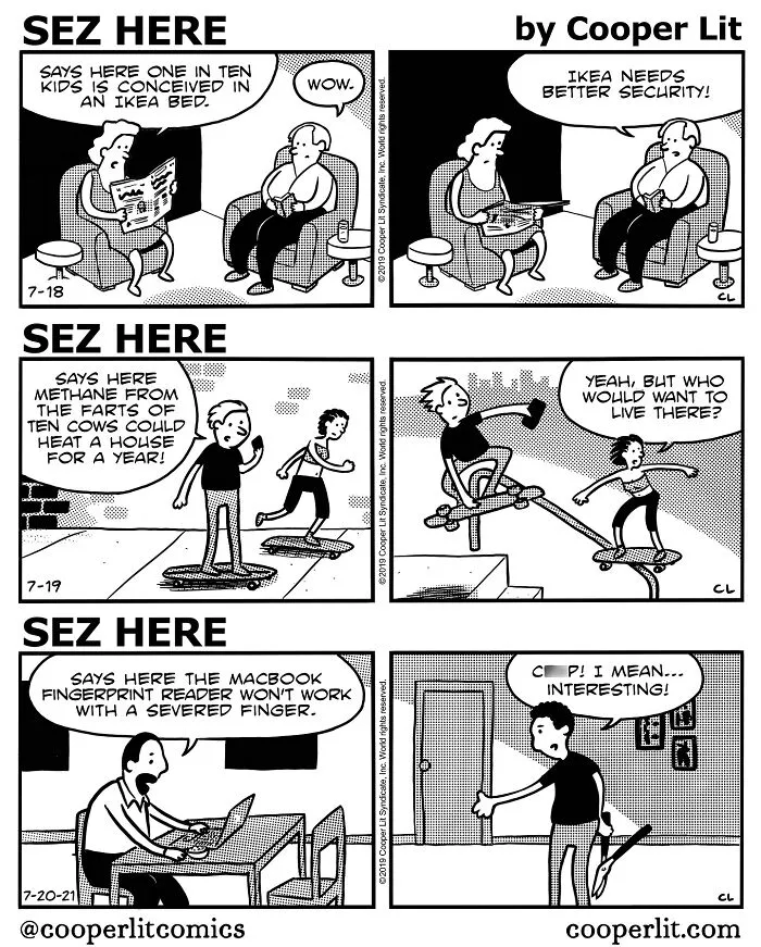 17 Comics Filled With Twists And Turns, From Silly To Serious, By “Cooper Lit Comics” (New Pics)