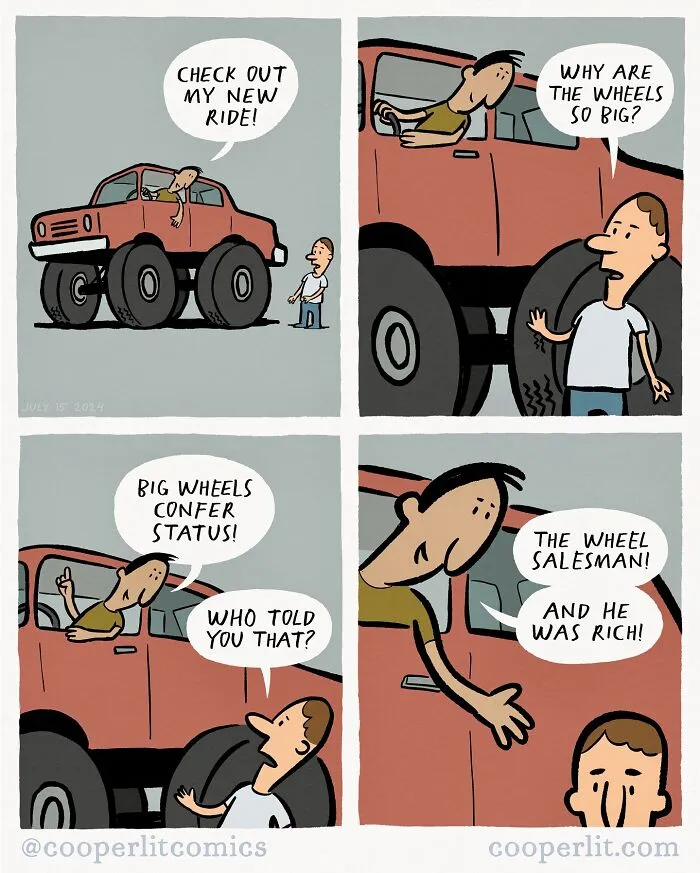 17 Comics Filled With Twists And Turns, From Silly To Serious, By “Cooper Lit Comics” (New Pics)