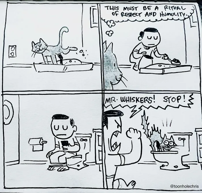 40 Hilarious Comics Straight From Toonhole Chris’s Sketchbook