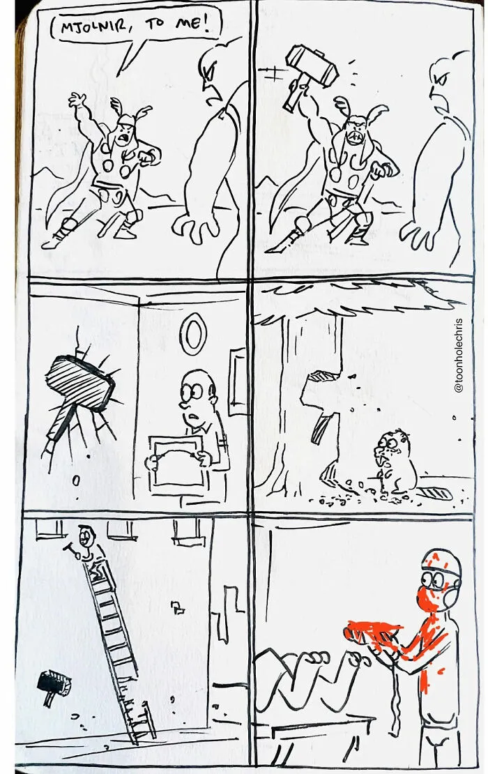 40 Hilarious Comics Straight From Toonhole Chris’s Sketchbook
