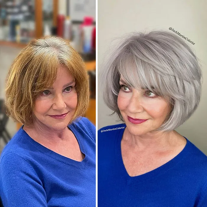 22 Incredible Gray Hair Revivals By Celebrity Hair Colorist Jack Martin (New Pics)