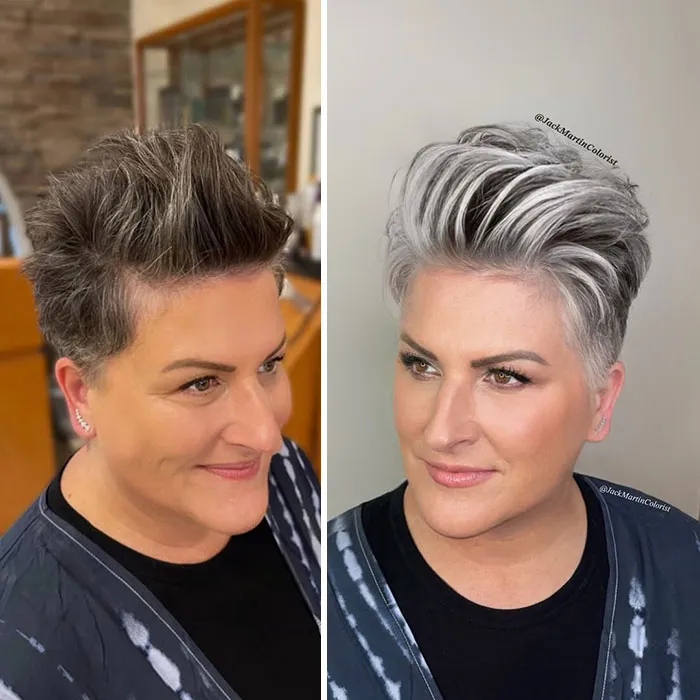 22 Incredible Gray Hair Revivals By Celebrity Hair Colorist Jack Martin (New Pics)