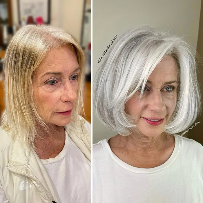 22 Incredible Gray Hair Revivals By Celebrity Hair Colorist Jack Martin (New Pics)