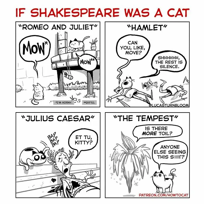 20 Comics That Highlight Hilariously Relatable Cat Behaviors, Illustrated By Lucas Turnbloom (New Pics)