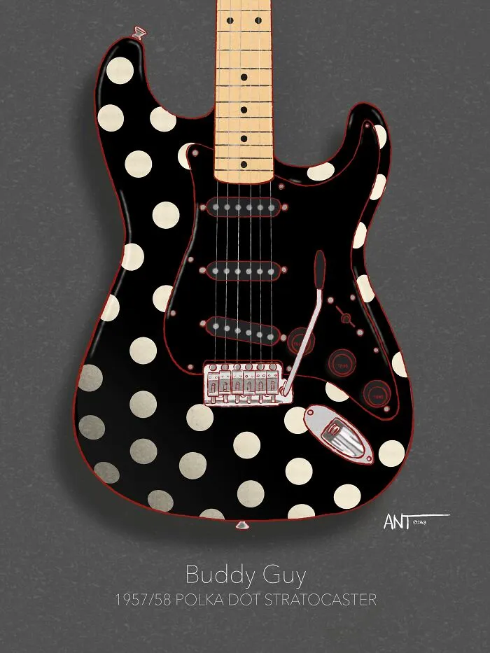 Buddy Guy's "Polka Dot" Strat