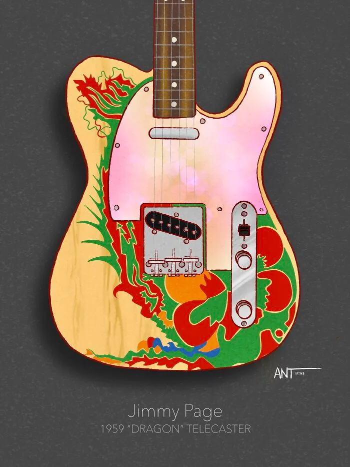 Jimmy Page's "Dragon" Tele