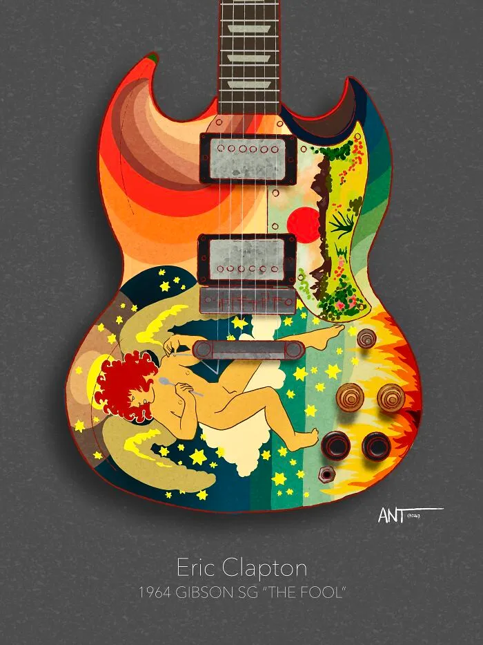 Eric Clapton's "The Fool" Gibson