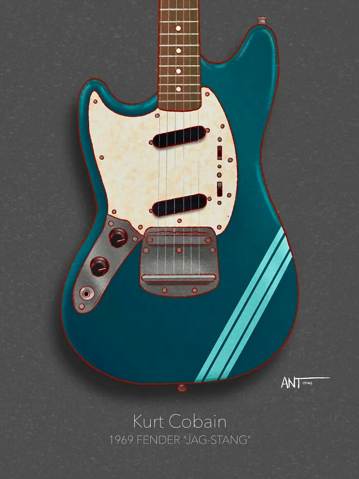 Kurt's "Jag-Stang" Fender