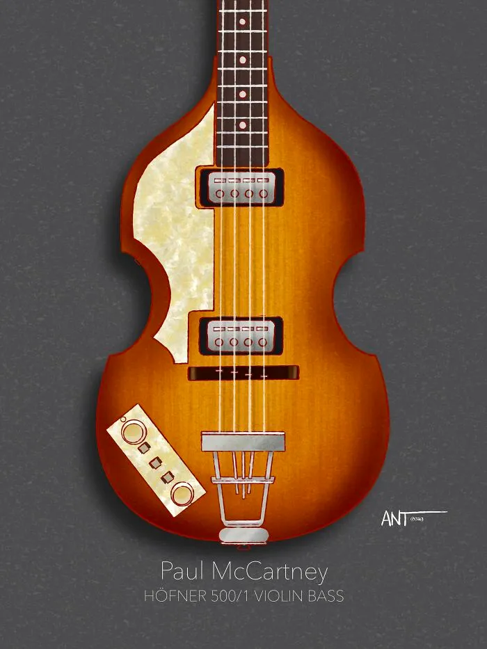 Paul's "Violin" Höfner Bass