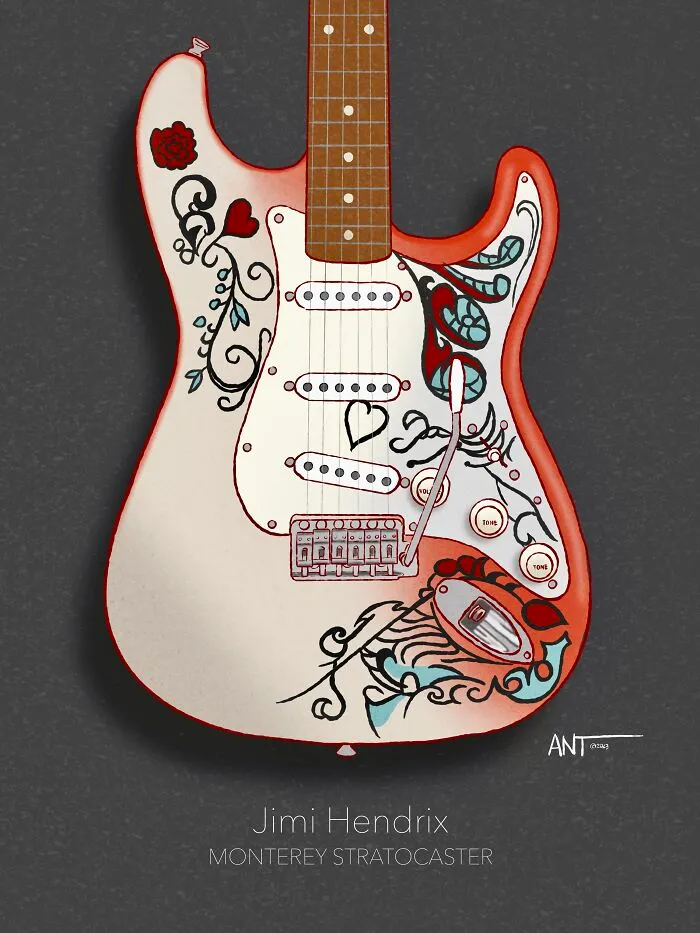 Jimi's "Monterey" Strat