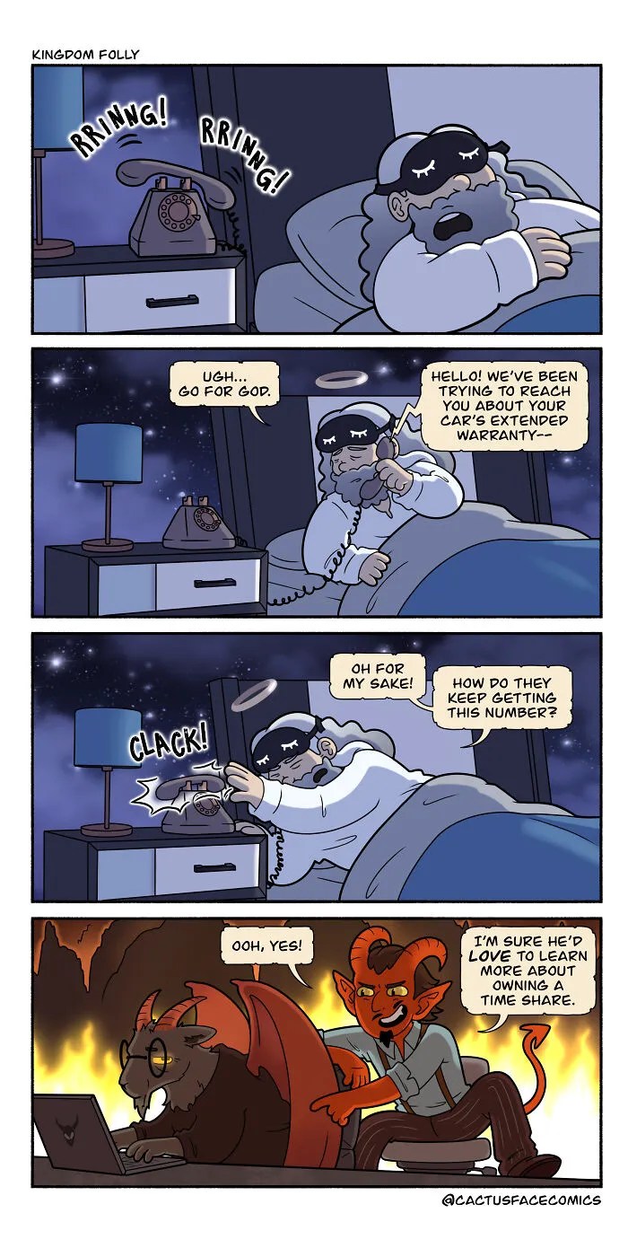 This Comic Series Uses Humor To Answer: What If God Had Human Struggles? (20 Pics)