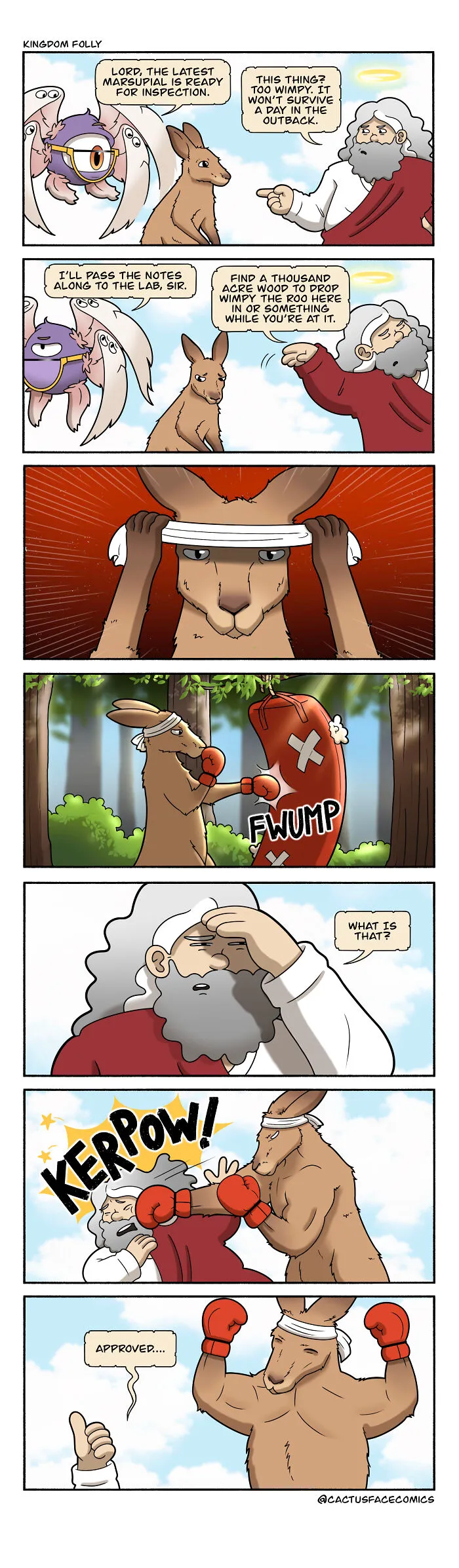 This Comic Series Uses Humor To Answer: What If God Had Human Struggles? (20 Pics)