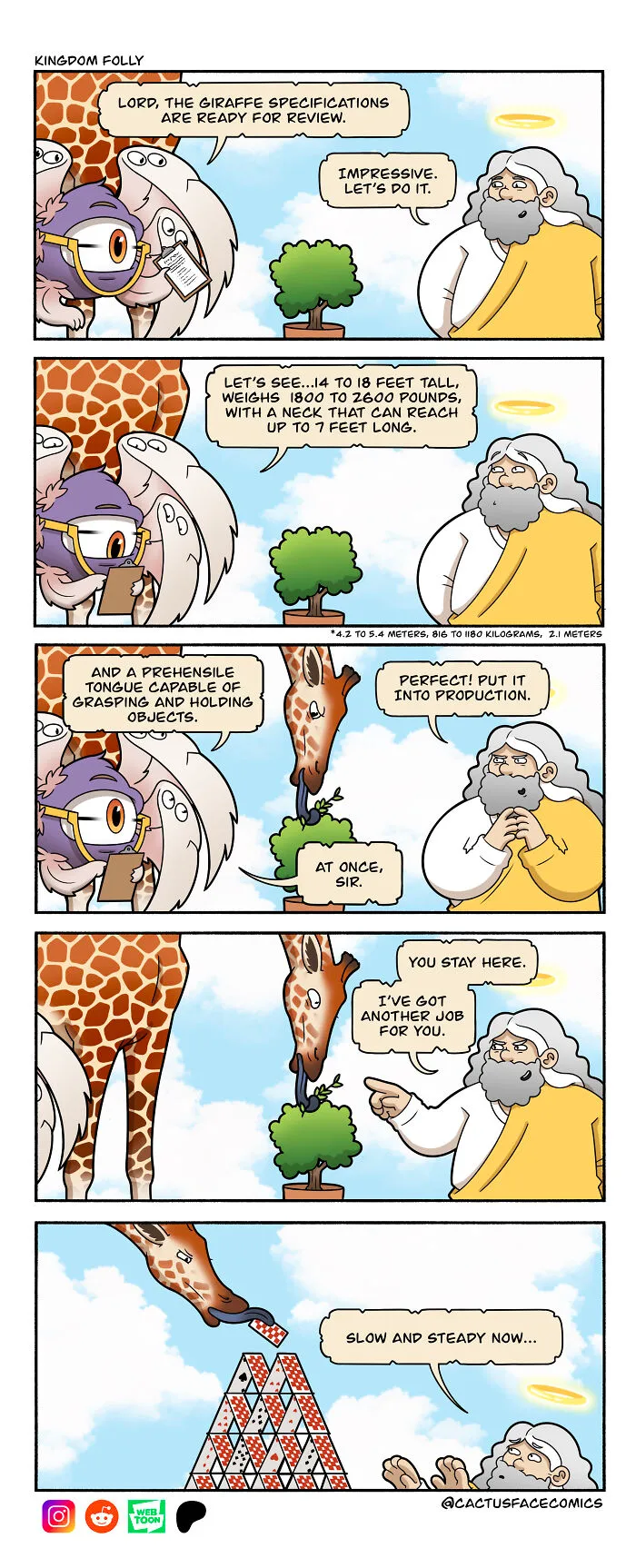 This Comic Series Uses Humor To Answer: What If God Had Human Struggles? (20 Pics)