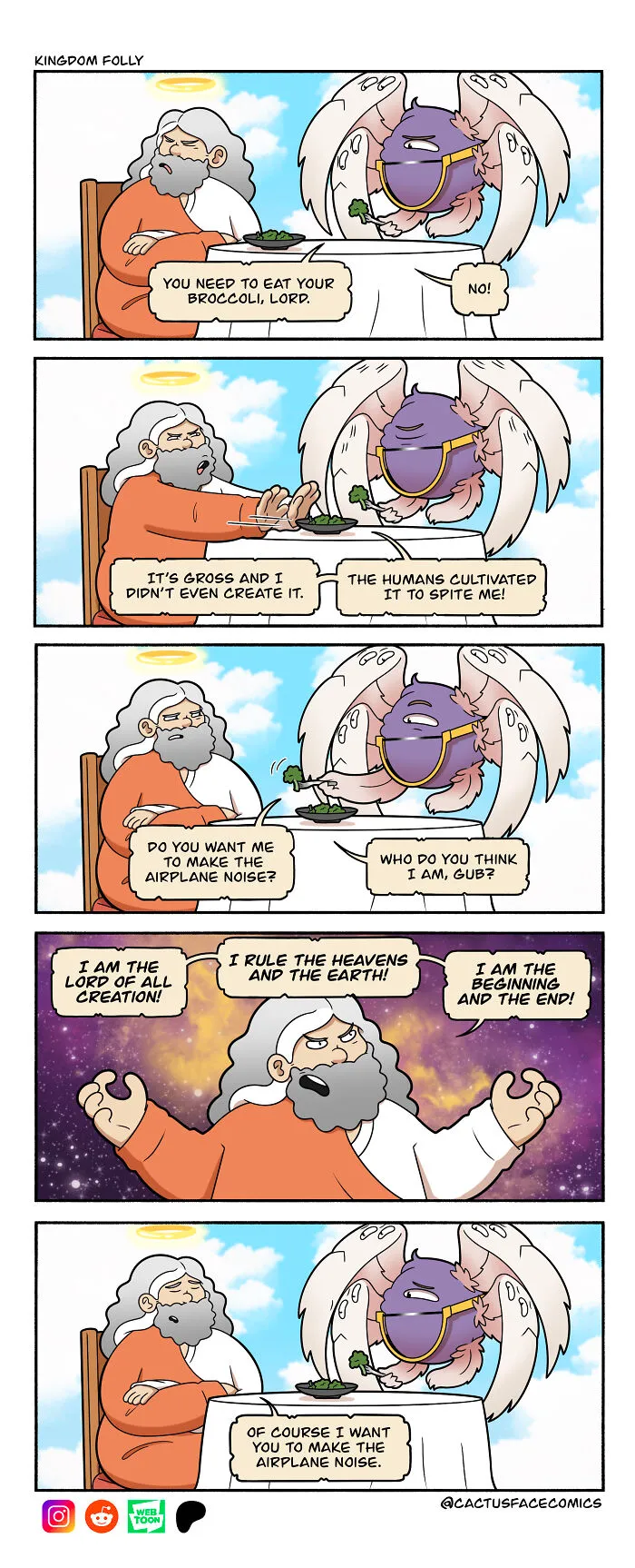 This Comic Series Uses Humor To Answer: What If God Had Human Struggles? (20 Pics)