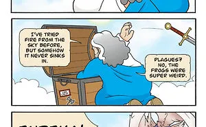 This Comic Series Uses Humor To Answer: What If God Had Human Struggles? (20 Pics)
