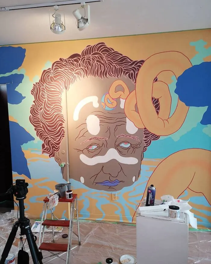This Montréal Artist Turns Dull Walls Into Epic Murals, Here Are 20 Of His Best