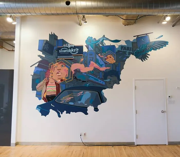 This Montréal Artist Turns Dull Walls Into Epic Murals, Here Are 20 Of His Best