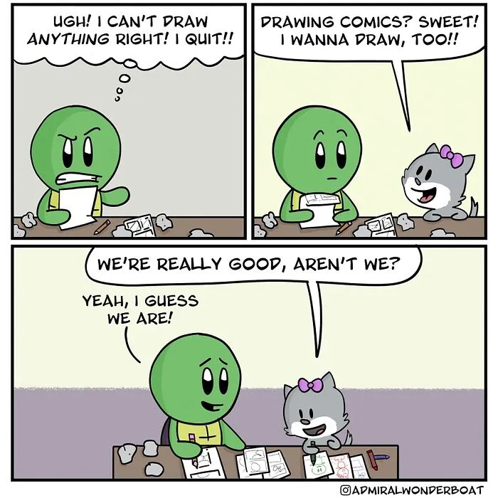 40 Comics That Highlight The Humor In Challenges, Friendships, And More By This Artist