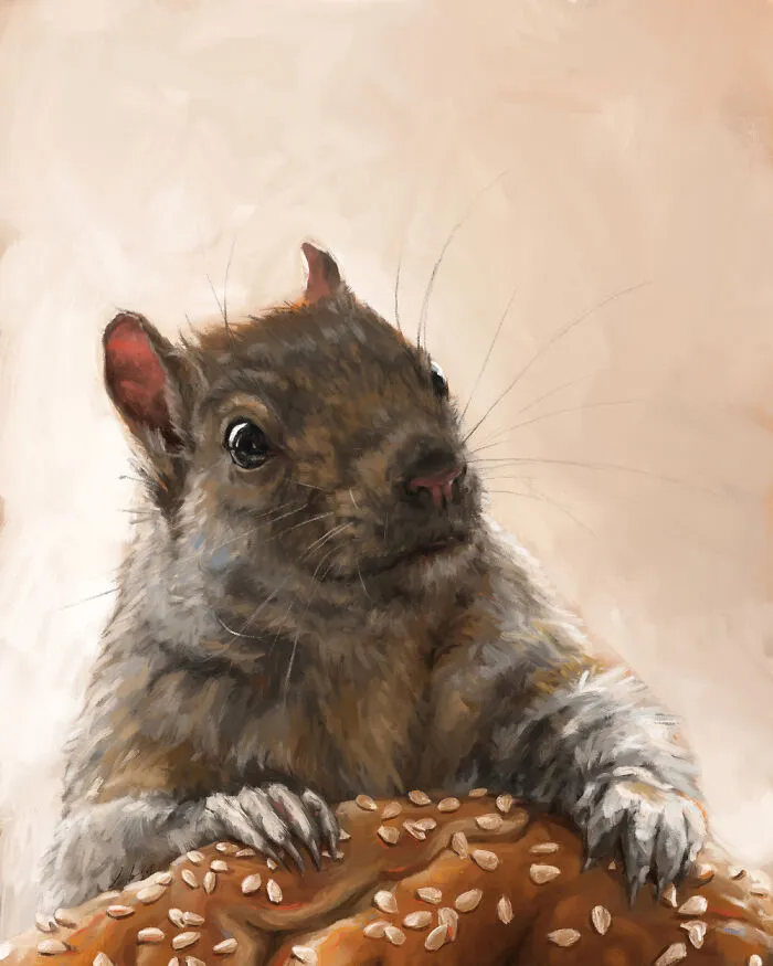 Brigette With A Bagel