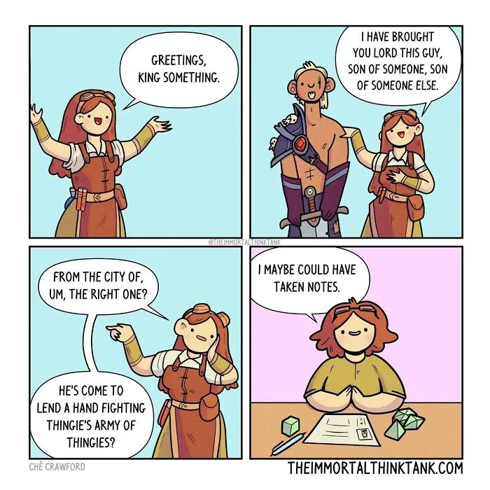Parenting And Fantasy Gaming Collide In 23 New Comics By This Artist