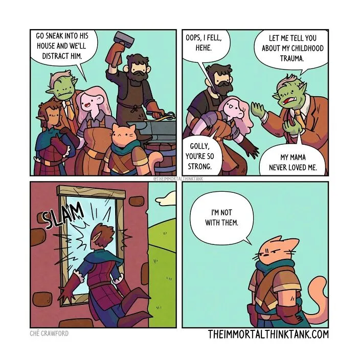 Parenting And Fantasy Gaming Collide In 23 New Comics By This Artist