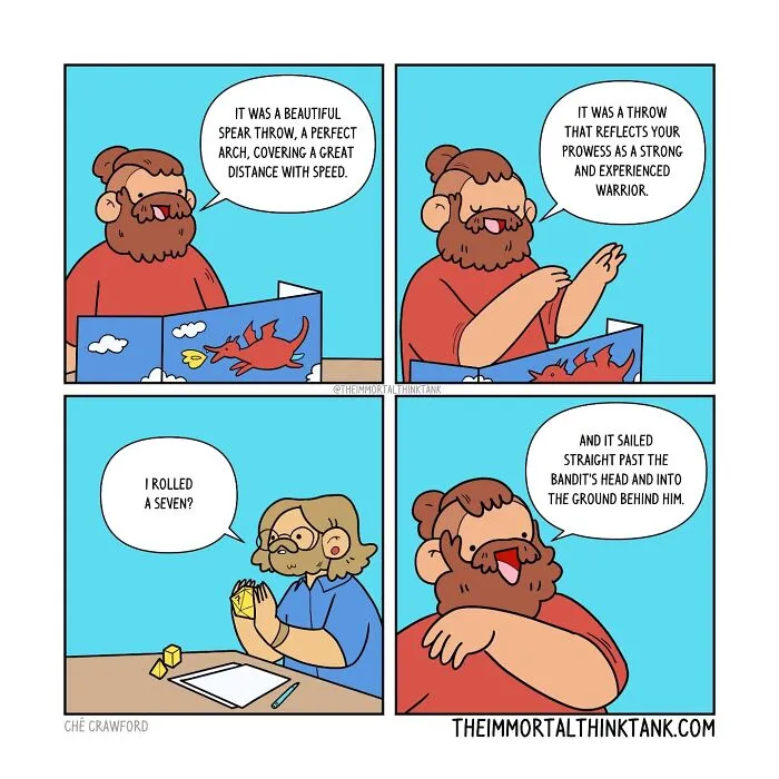 Parenting And Fantasy Gaming Collide In 23 New Comics By This Artist