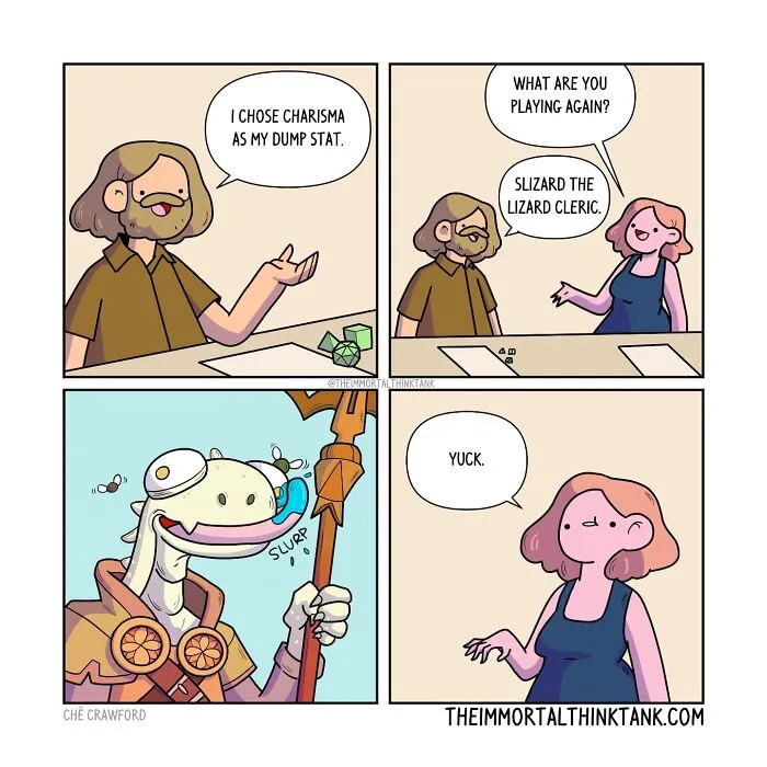 Parenting And Fantasy Gaming Collide In 23 New Comics By This Artist