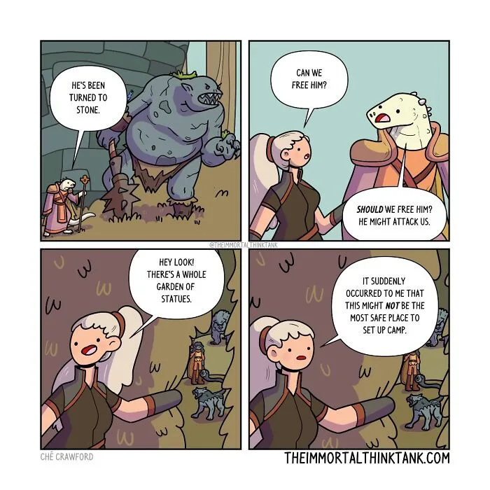 Parenting And Fantasy Gaming Collide In 23 New Comics By This Artist