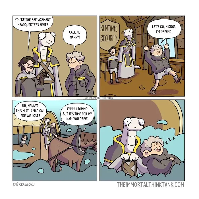 Parenting And Fantasy Gaming Collide In 23 New Comics By This Artist