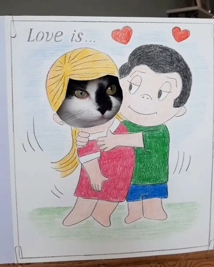 This Cat Steals The Spotlight In Famous Paintings And More (17 Pics)